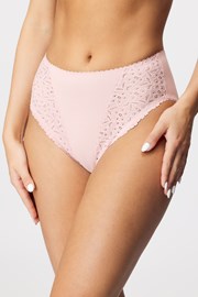 Klasične hlačke Cotton Classic z visokim pasom