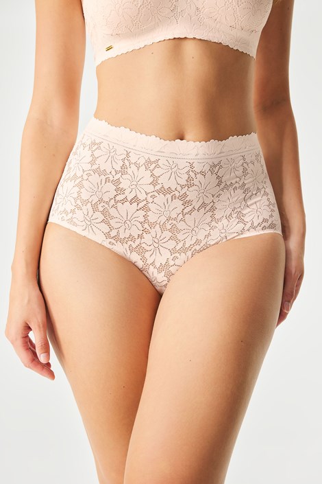 Klasične hlačke Selmark One Lace z visokim pasom