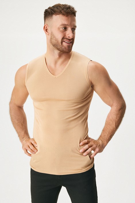 Spodnja majica kožne barve Spodnja majica kožne barve