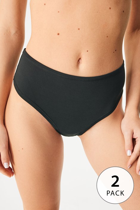 2PACK Tangice Bamboo Mina z visokim pasom