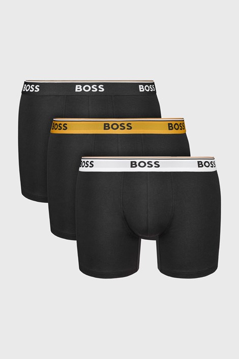 3PACK Bombažne boksarice BOSS Power