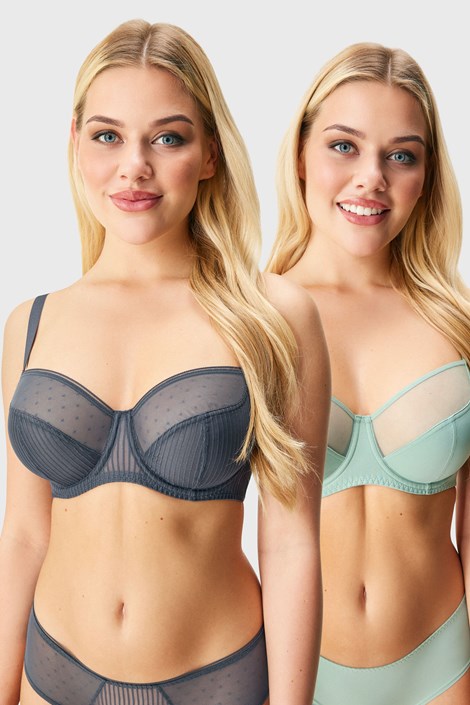 2PACK Nepodložen modrček Madison