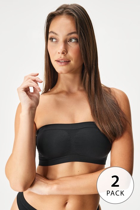 2PACK Brezšivni modrček Flexi Bandeau II