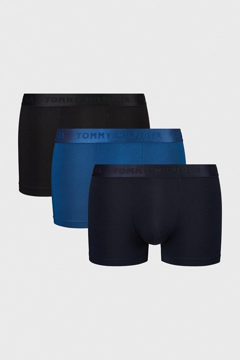 3PACK Boksarice Tommy Hilfiger Sustainable črna-modra