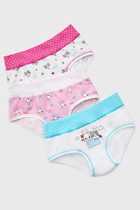 3PACK Dekliške bombažne hlačke Best Friends