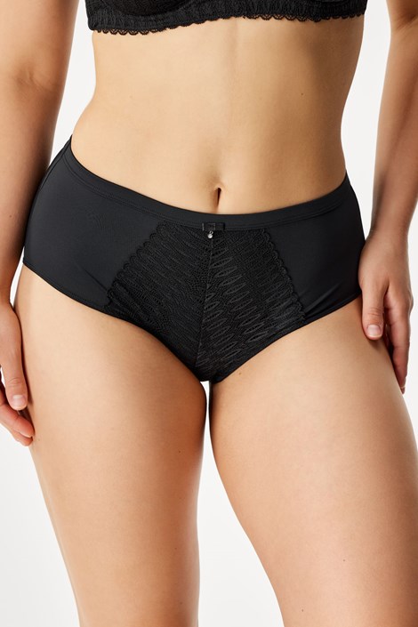 Klasične hlačke Comfort z visokim pasom