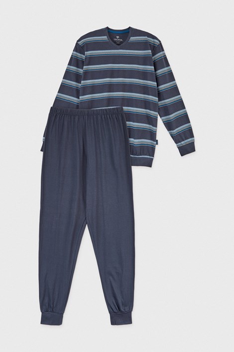 Moška bombažna pižama Pure Cotton z dolgimi hlačami II