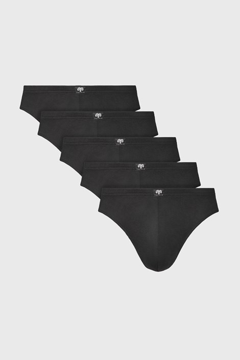 5PACK Bombažne spodnjice v tubusu črna