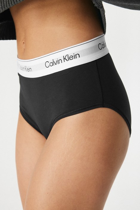 Hipster hlačke Calvin Klein Icon Cotton Modal z visokim pasom