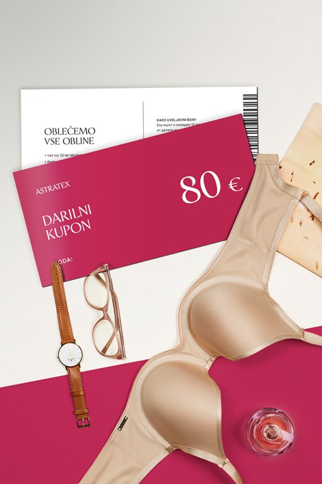 Natisnjen darilni bon 80