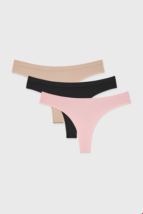 3 PACK brezšivne tangice Flexi