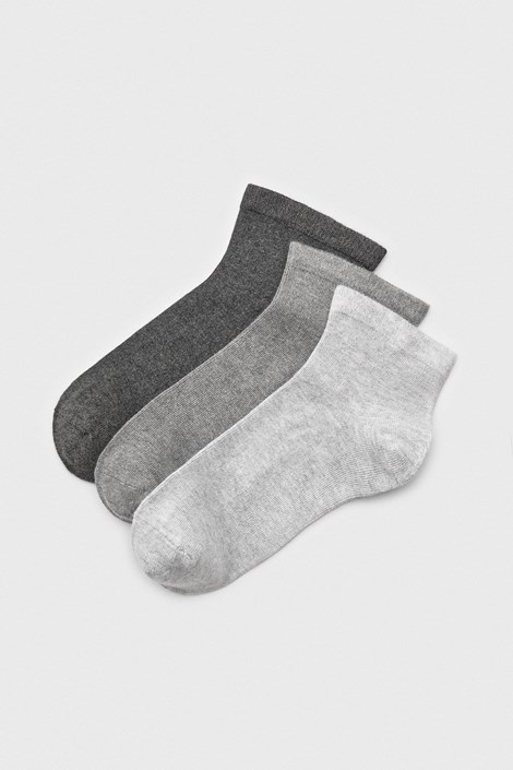 3PACK Moške bambusove nogavice do gležnjev MEN-A Adams