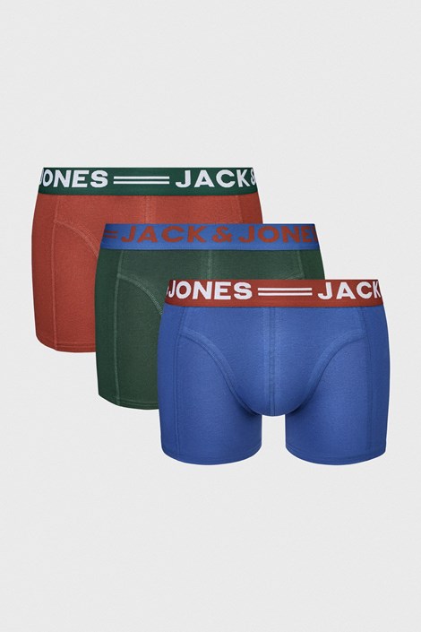 3 PACK Bombažne boksarice JACK AND JONES Jaclichfield