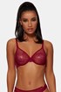 Modrček Gossard Glossies Lace Bordeaux 13001_BOR_02