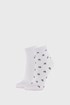 2 PACK bele ženske nogavice Calvin Klein Gretchen 2P10002168wht_pon_01