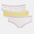 3 PACK dekliške hlačke Basic Cotton Rainbow 3PAB104E21100_kal_09