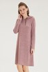 Udobna, roza obleka Hoodie Dress 50355_sat_03