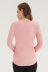 Ženska roza majica z dolgimi rokavi 50361Pink_tri_02