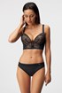 Črne hlačke Gossard Glossies 6273Black_kal_13
