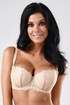 Modrček Waves Beige Half Bardot podložen BS0546Beige_03