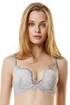 Modrček Claudia Push-Up, siv Claudia37464_09X_01