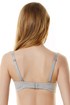 Modrček Claudia Push-Up, siv Claudia37464_09X_02