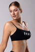 Športni modrček DKNY, črni DK4507_Q91_05