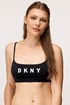 Športni modrček DKNY, črni DK4507_Q91_06