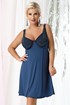 Ženska spalna srajčka Marie Navy blue MarieBlue_kos_01