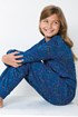 Dekliška modra pižama Samorog P2008Blue_pyz_01