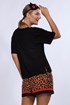Komplet pižame in spalne maske DKNY Brown Animal YI2522415209_pyz_02
