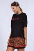 Komplet pižame in spalne maske DKNY Brown Animal YI2522415209_pyz_03
