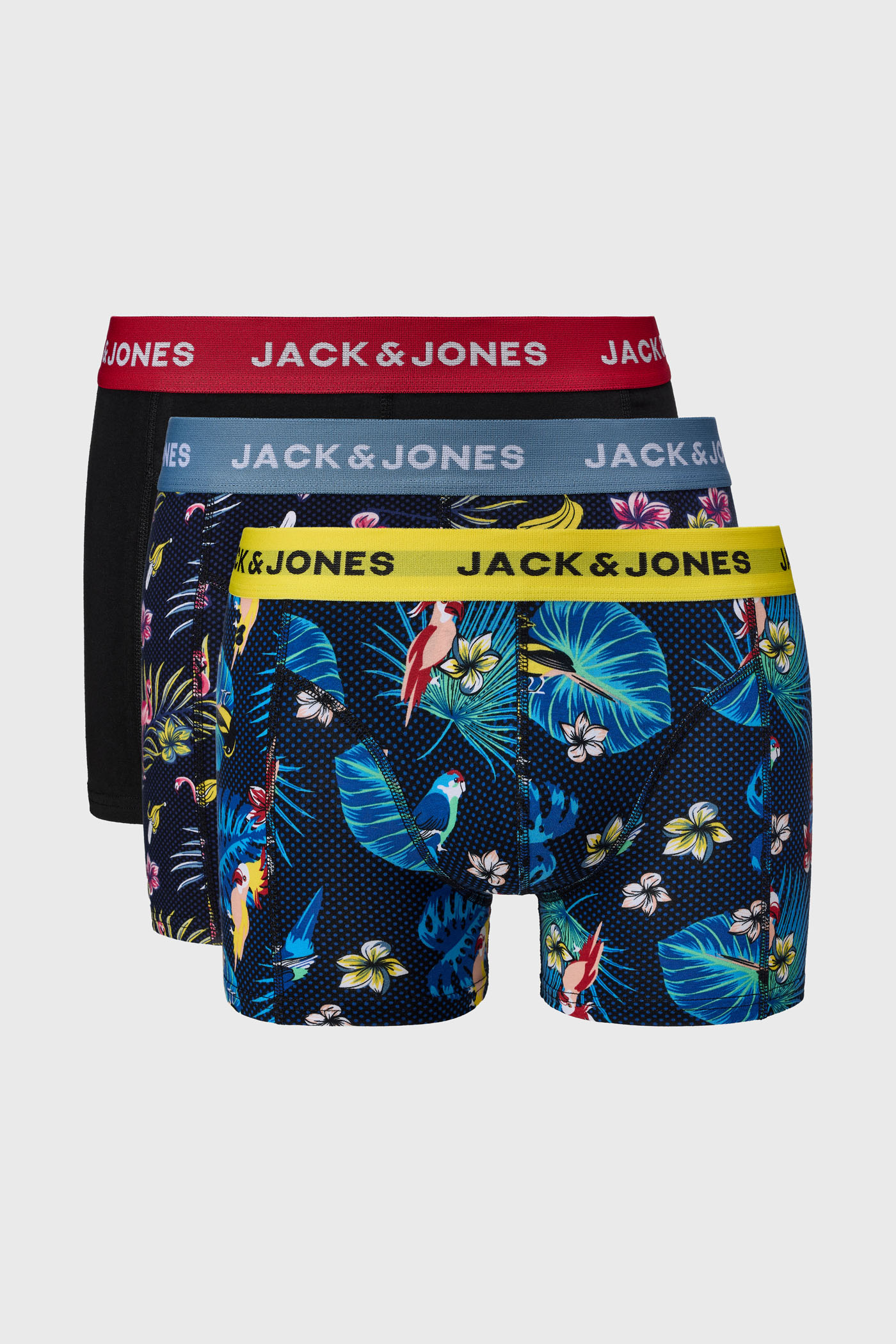 3PACK Boksarice JACK AND JONES Flower Bird