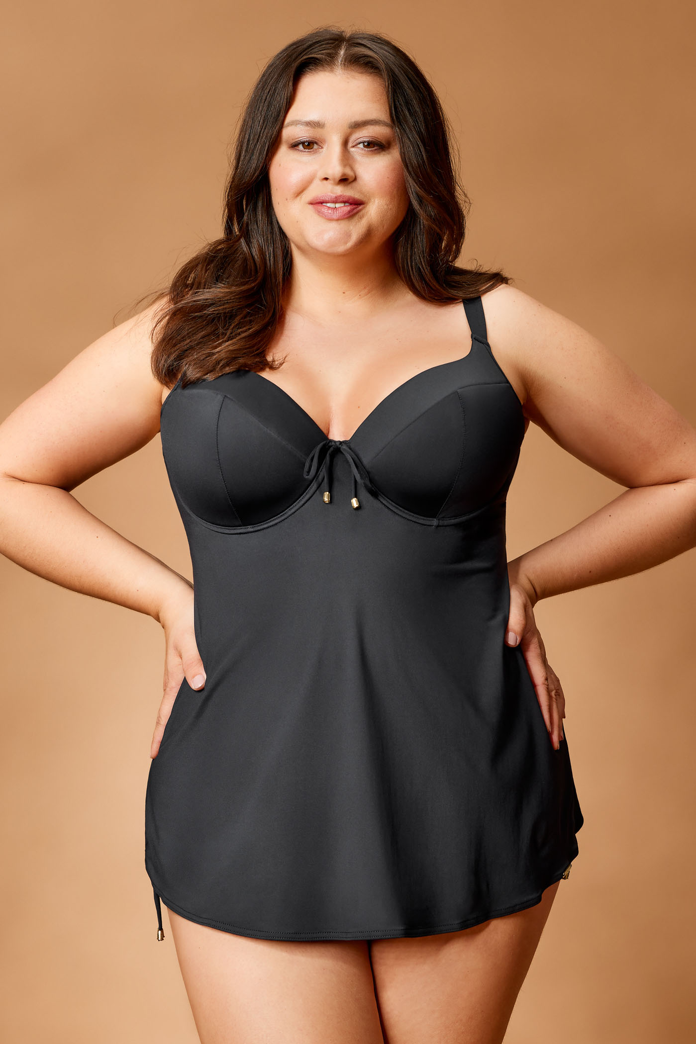 Zgornji Del Tankini Kopalk Harper Black Plus