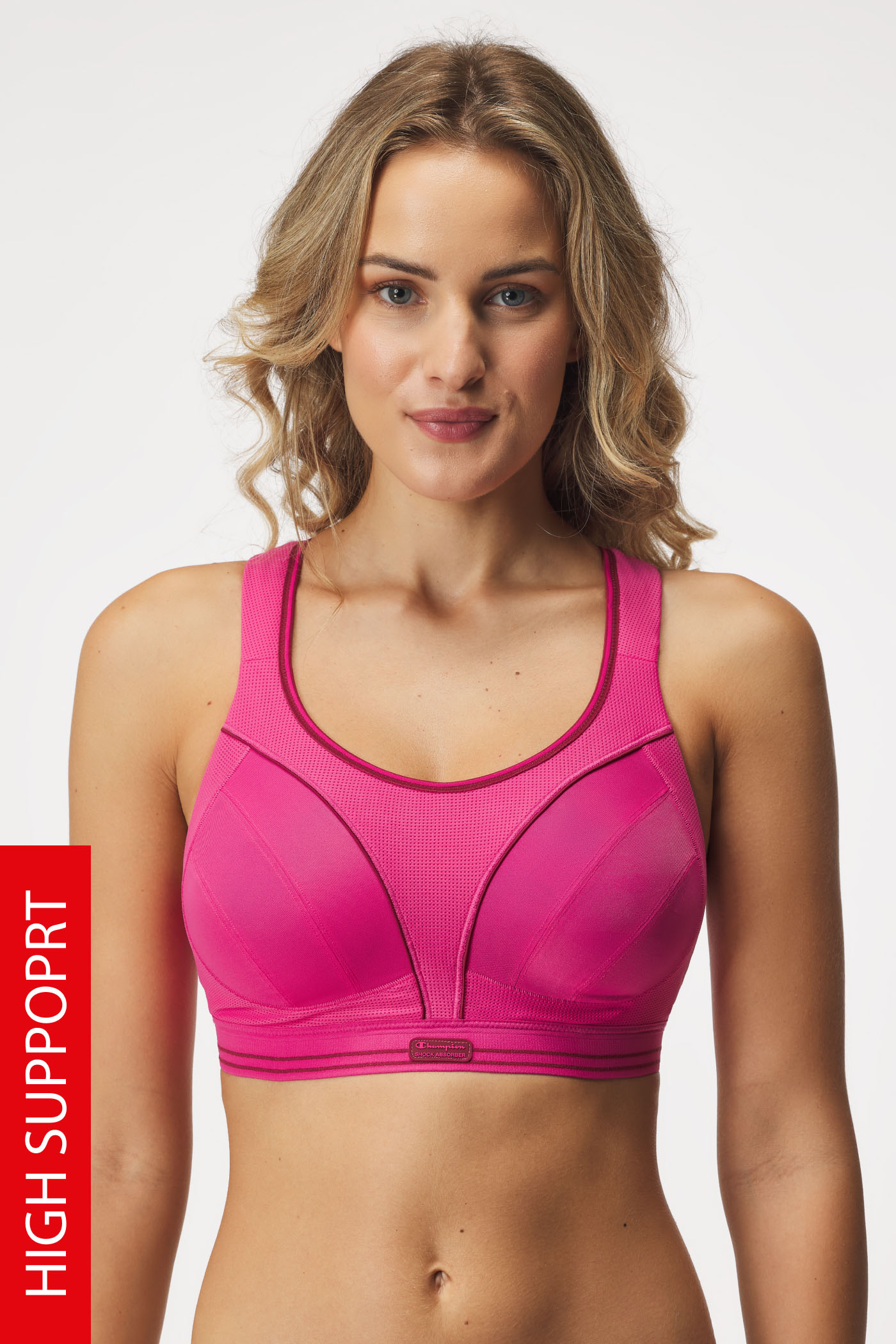 Športen Modrček Shock Absorber Pink